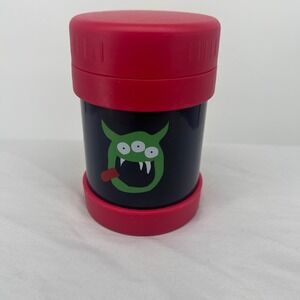 Funtainer Food‎ Jar Thermos Monster Three Eyes Kids Lunch Container Red